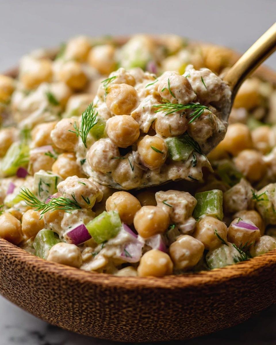 Healthy Tuna Garbanzo Bean Salad Recipe - Recipe Image